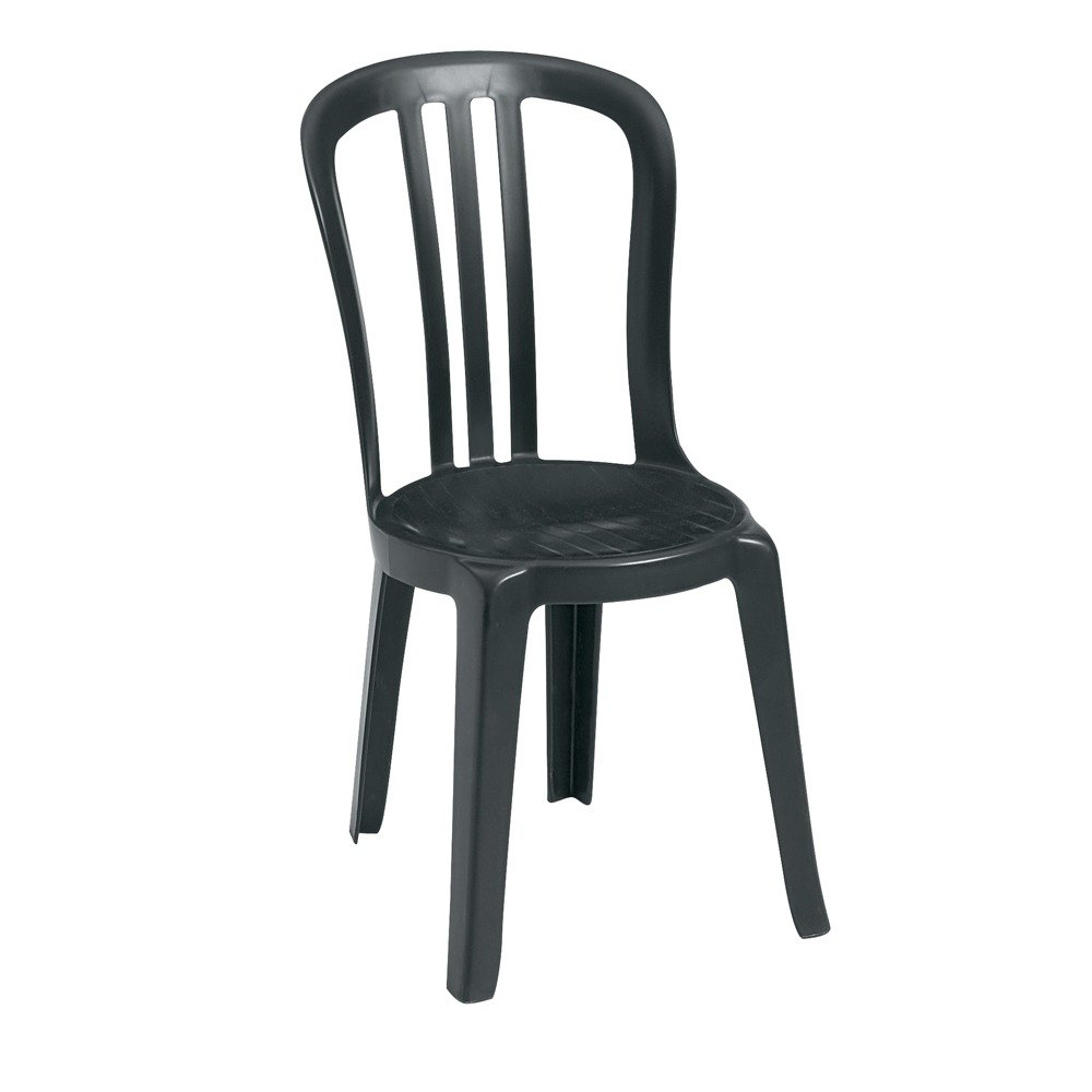 Grosfillex Us495502 Us495002 Miami Bistro Charcoal Outdoor Stacking Resin Sidechair intended for measurements 1000 X 1000