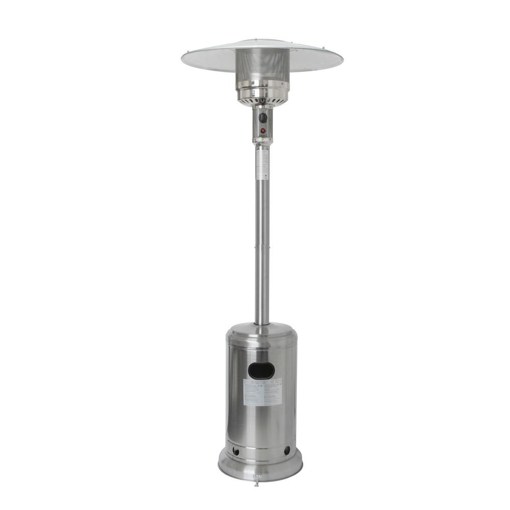 Hampton Bay 48000 Btu Stainless Steel Patio Heater within measurements 1000 X 1000