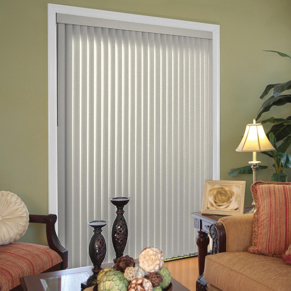 Hampton Bay Pearl Gray 35 In Vertical Blind 78 In W X 84 In L intended for size 1000 X 1000