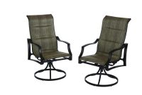 Hampton Bay Statesville Padded Sling Patio Lounge Swivel Chairs 2 Pack intended for measurements 1000 X 1000