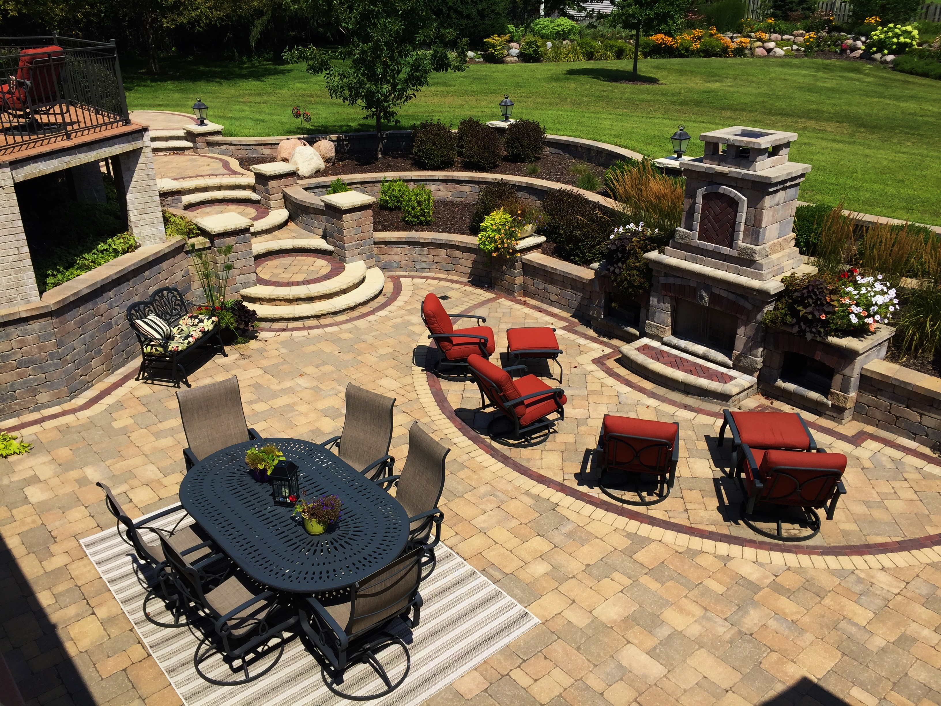 Hardscape Design Brick Pavers Crimson Valley Landscaping regarding proportions 3264 X 2448