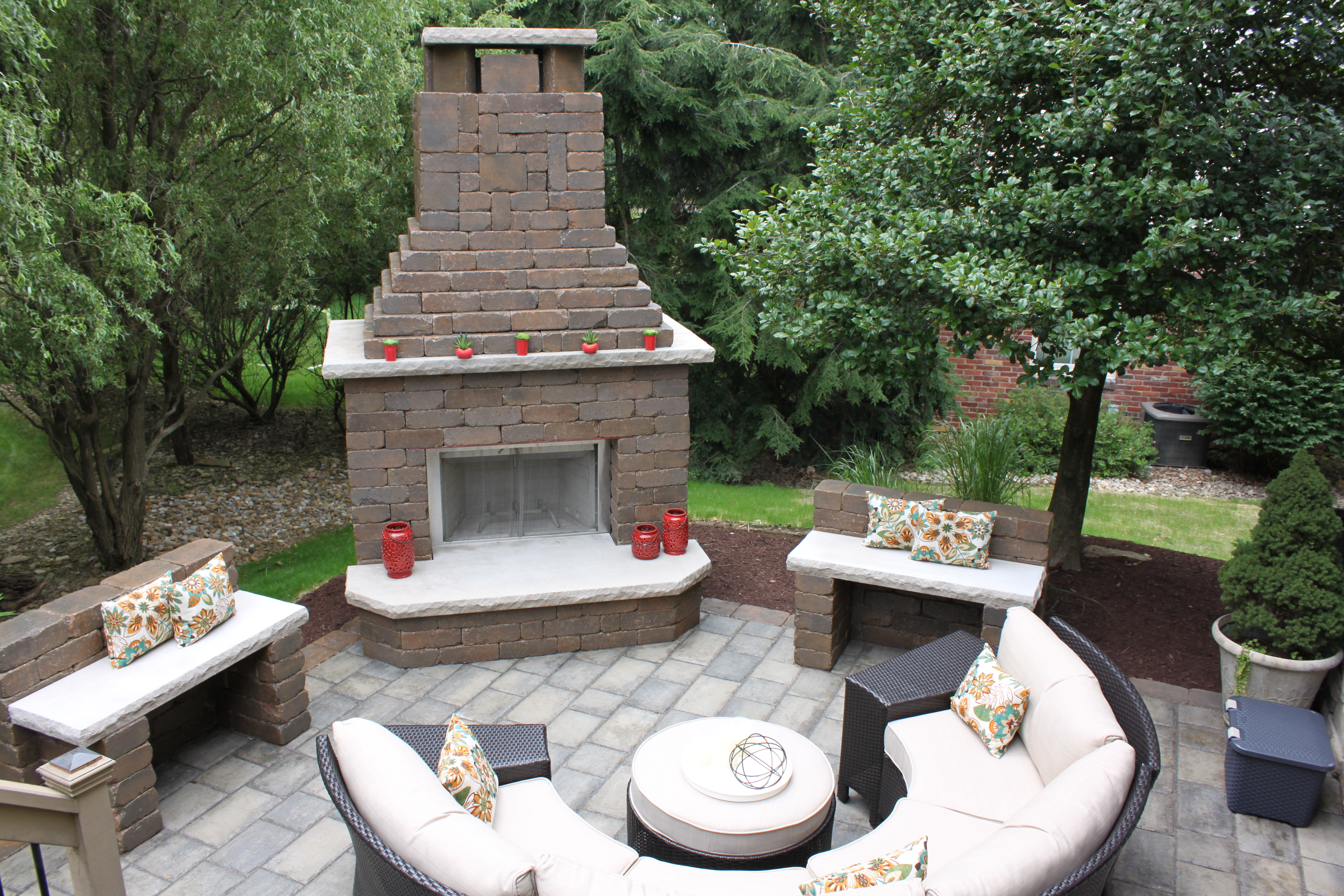 Hardscape Outdoor Living Spaces Kitchens Patios Fireplaces with measurements 4752 X 3168