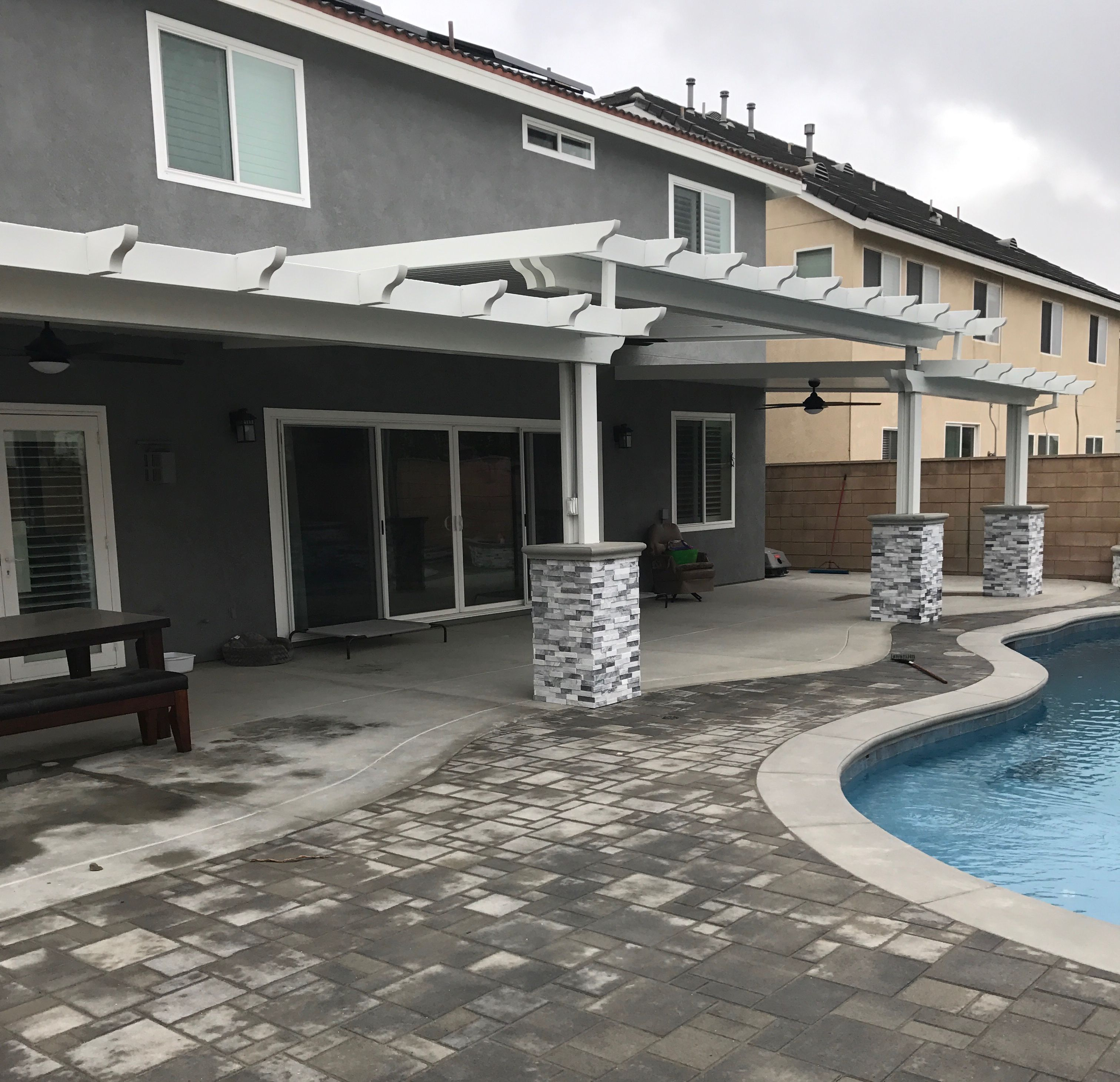 Heres A Raised Alumawood Cover Next To A Pool In Eastvale with dimensions 3024 X 2922