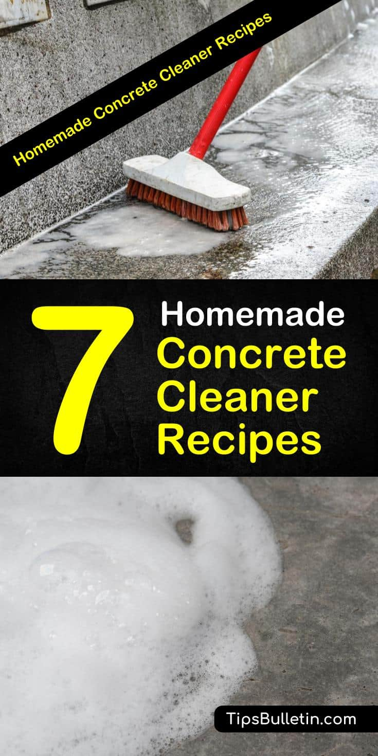 Homemade Concrete Cleaner Recipes 7 Diy Tips For Cleaning for measurements 735 X 1470