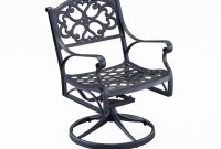 Homestyles Biscayne Black Swivel Patio Dining Chair in dimensions 1000 X 1000