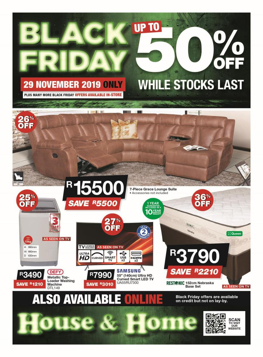 House Home Black Friday 29 Nov 2019 Only While Stocks throughout sizing 900 X 1222