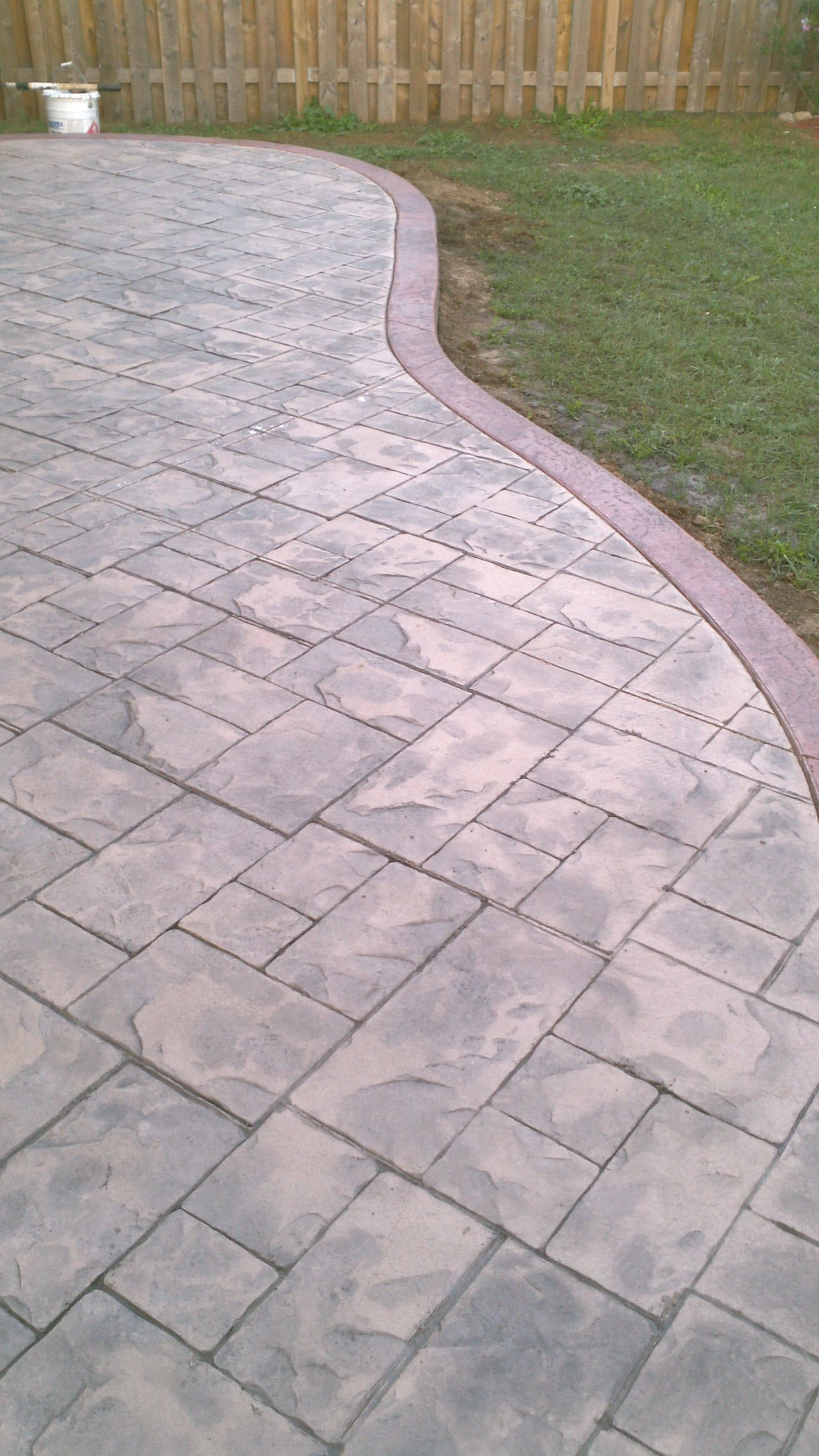 I Like The Birder Ashlar Slate Stamped Concrete Patio With throughout dimensions 1458 X 2592