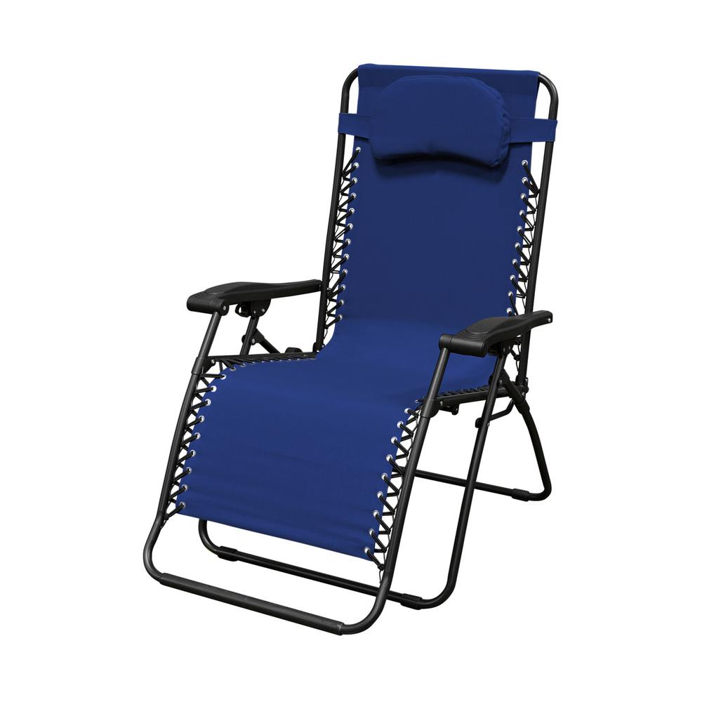 Infinity Blue Oversize Zero Gravity Patio Chair with regard to dimensions 1000 X 1000