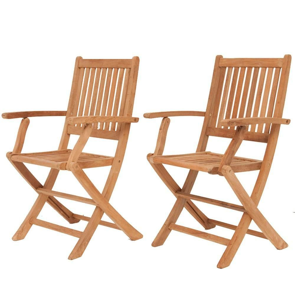 International Home Miami London 2 Piece Teak Folding with dimensions 1000 X 1000