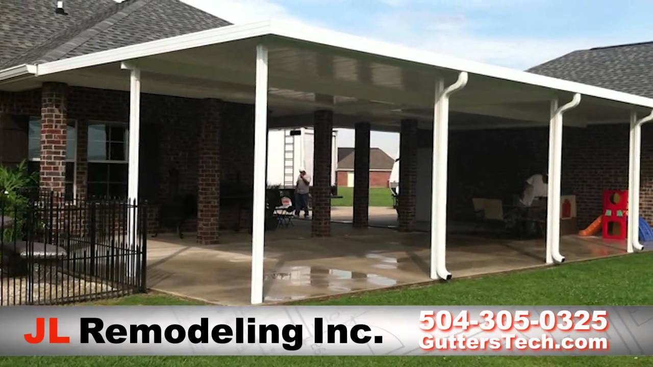 Jl Remodeling Gutters Roofing Patio Covers Screen Rooms Siding Services In New Orleans La regarding proportions 1280 X 720