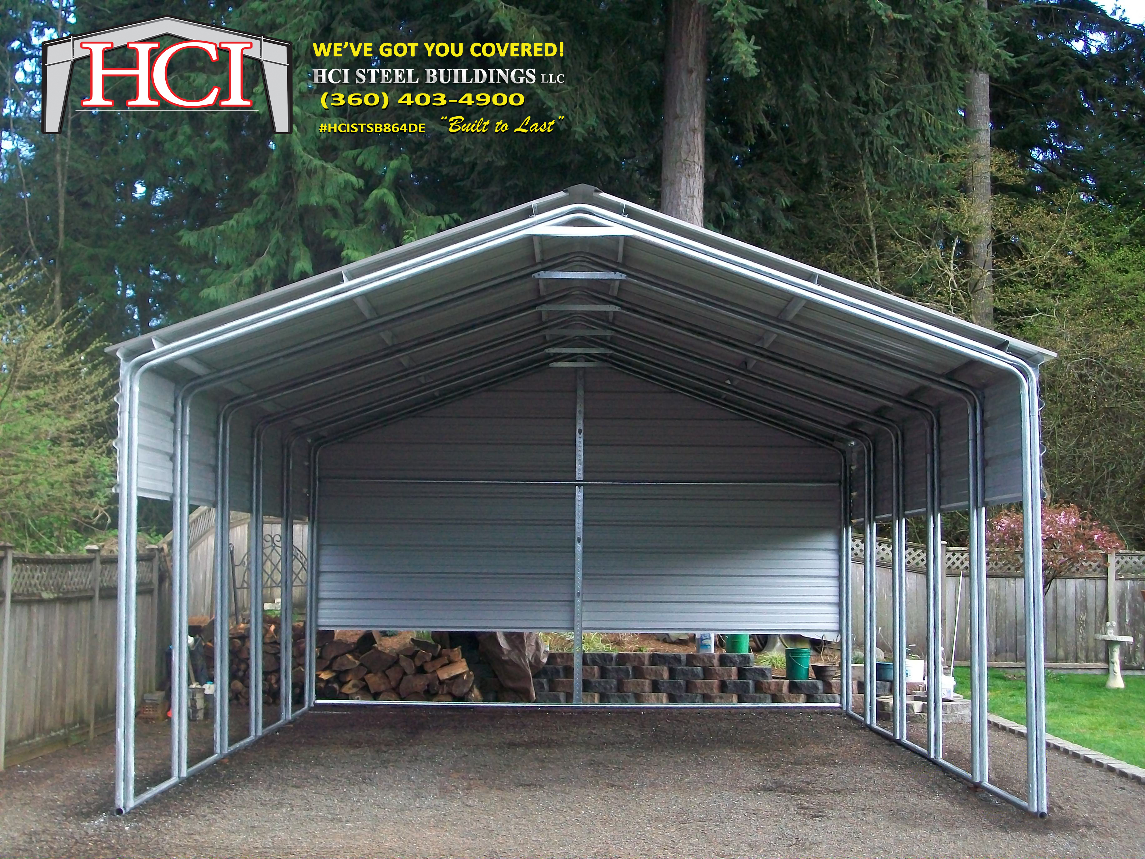 Kent Steel Metal Carports Hci Steel Building Steel Metal with regard to measurements 3664 X 2748