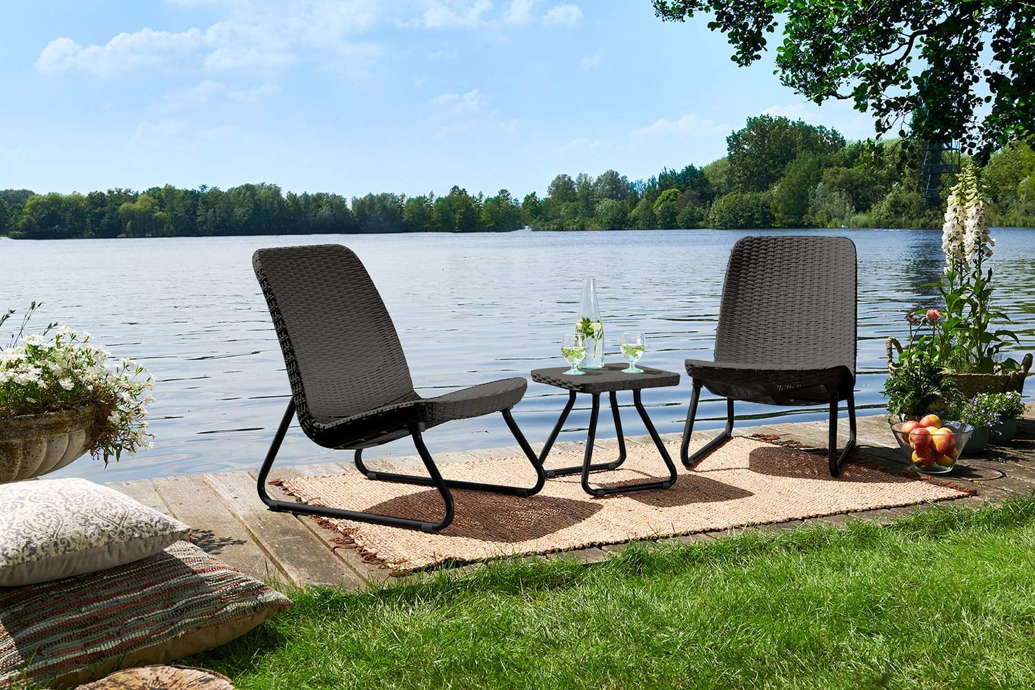 Keter Rio All Weather Patio Set Not All Patio Furniture regarding sizing 1500 X 1000