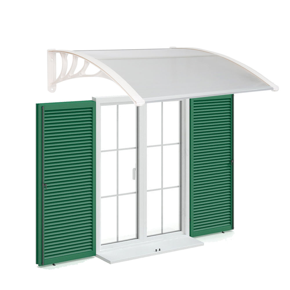 Kinbor Overhead Door Window Outdoor Awning Door Canopy Patio Cover Modern Polycarbonate Rain Snow Protection 1 Piece Carton throughout dimensions 1000 X 1000