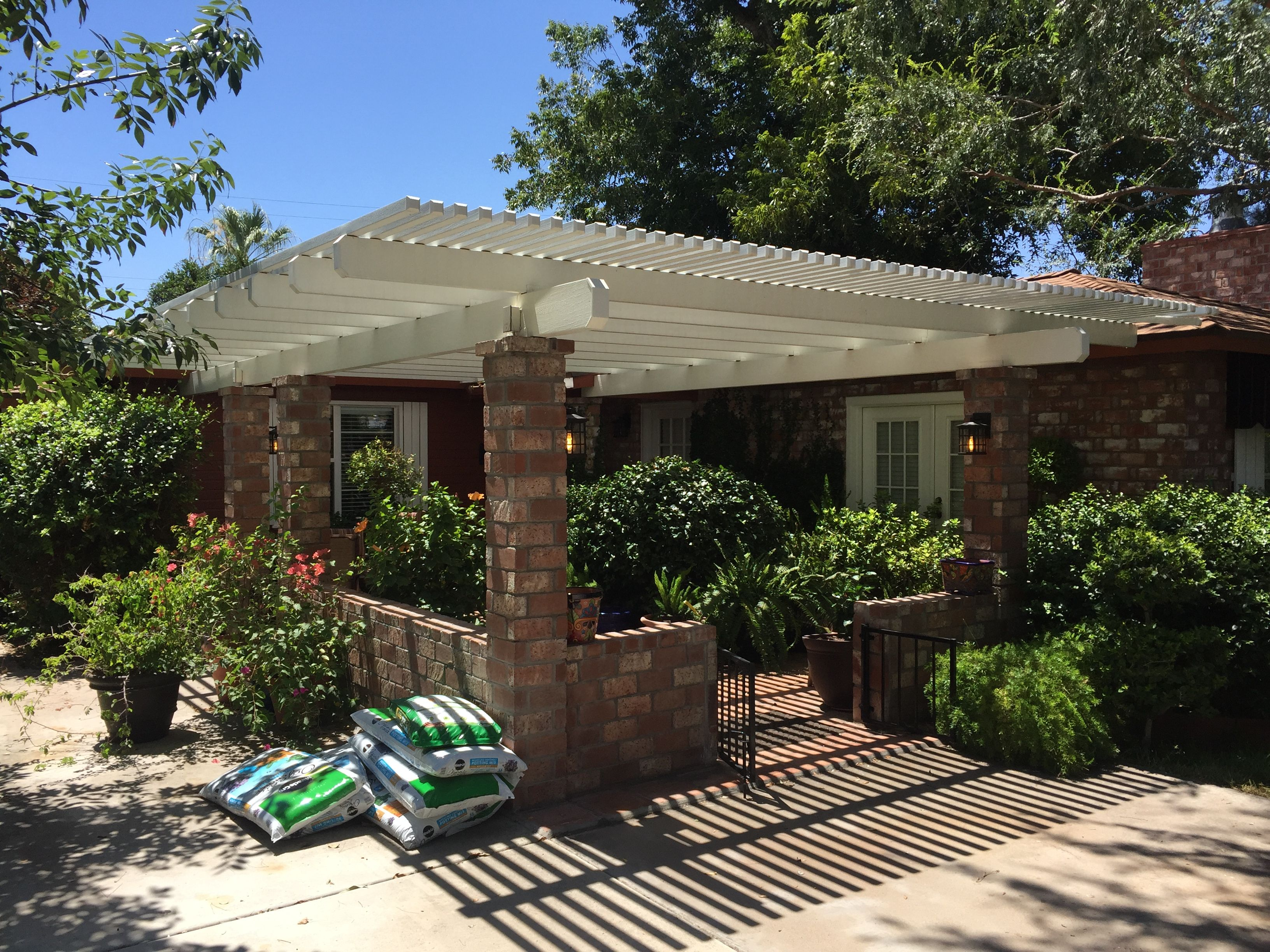 Lattice Patio Cover Provides Filtered Sunlight Lattice pertaining to dimensions 3264 X 2448