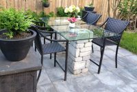 Leisbeth Made This Gorgeous Patio Dining Table Using Paver with proportions 1200 X 871