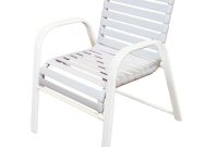 Marco Island White Commercial Grade Aluminum Patio Dining Chair With White Vinyl Straps 2 Pack pertaining to sizing 1000 X 1000
