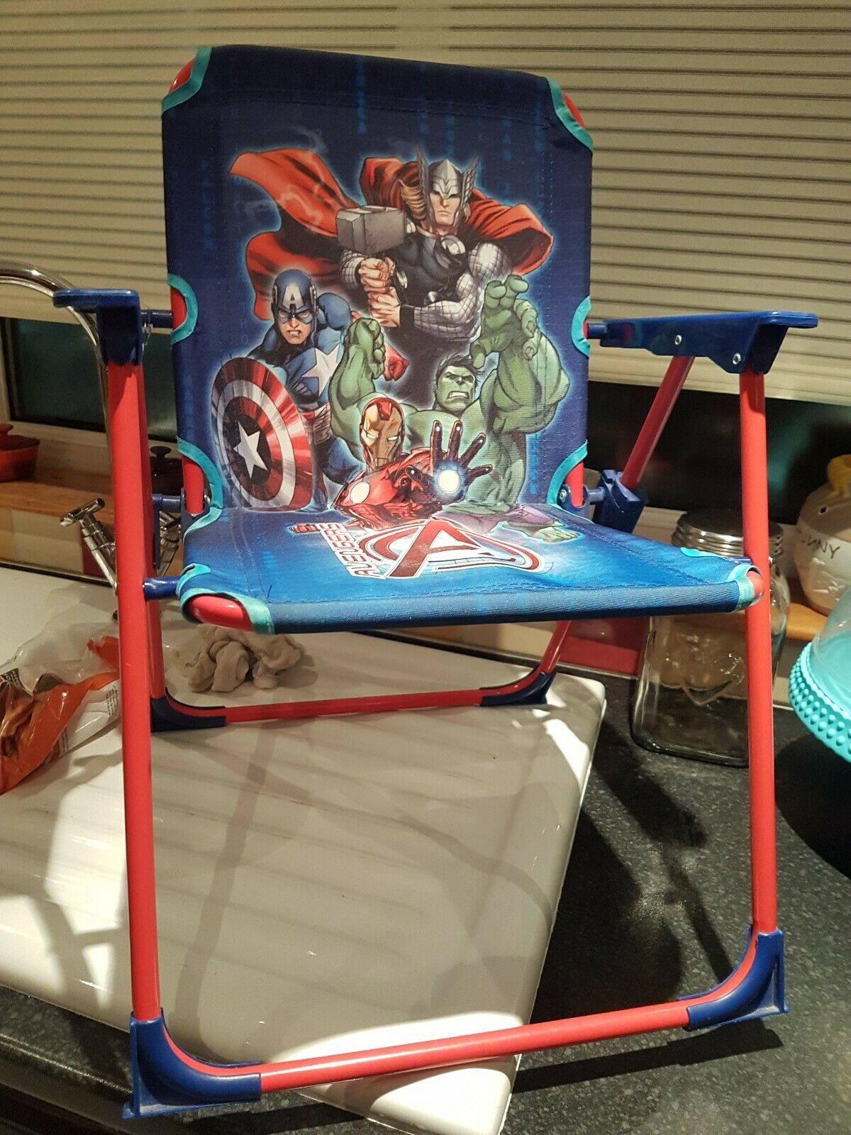 Marvel Avengers Childrens Kids Outdoorindoor Garden Foldable Patio Chair in dimensions 1200 X 1600