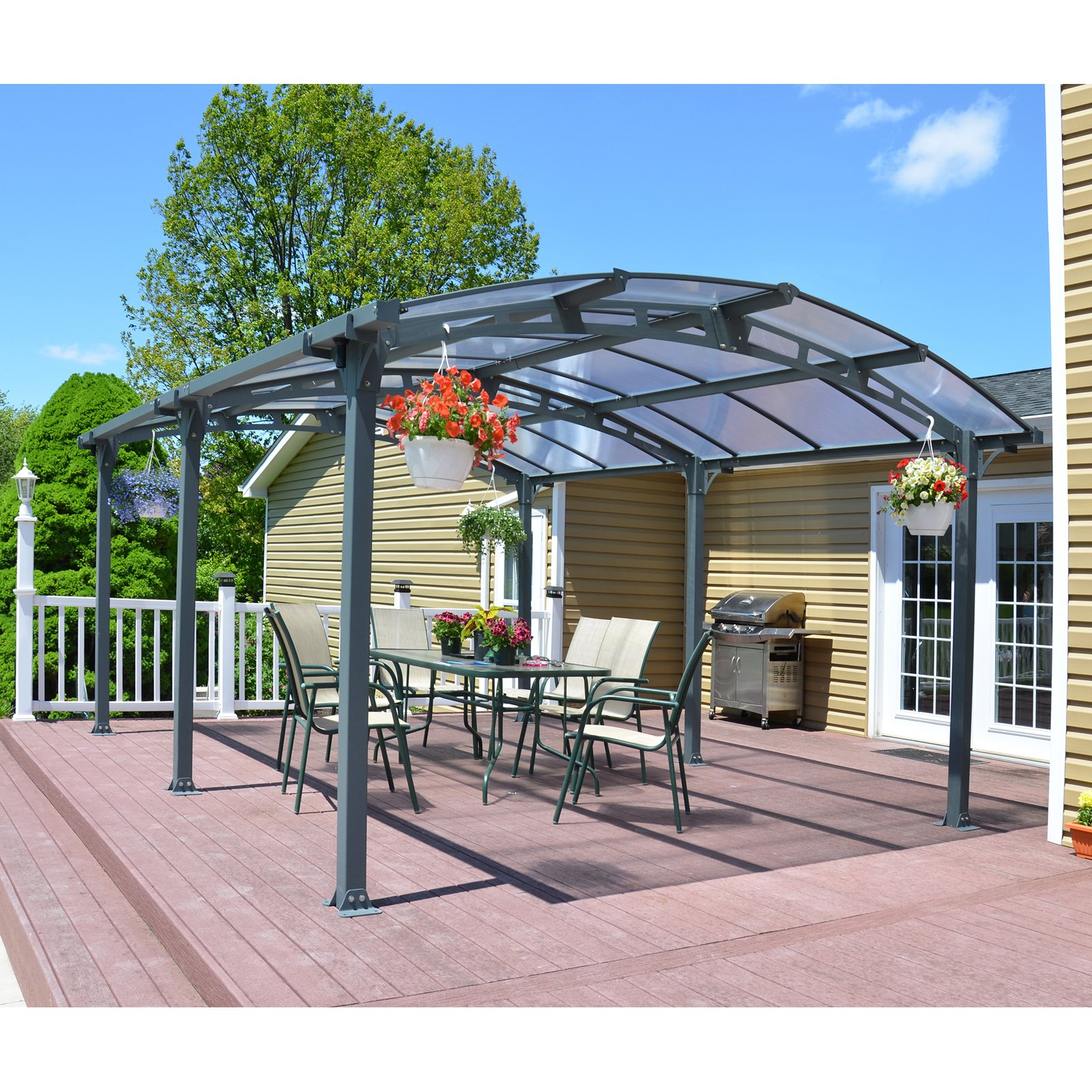 Metal Carport Awning Patio Cover Swimming Pool South Bexar within dimensions 1600 X 1600