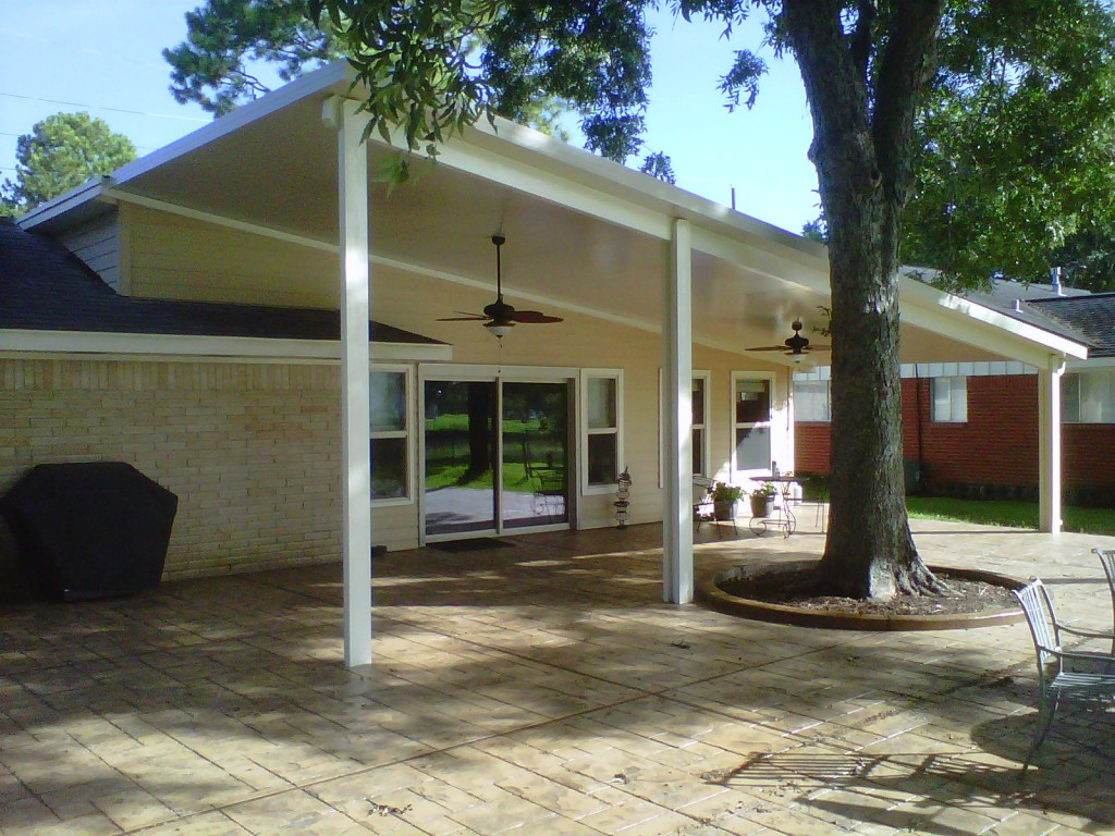 Metal Patio Cover In Kingwood Lone Star Patio Builders inside measurements 1024 X 768