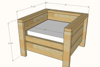 Modern Outdoor Chair From 2x4s And 2x6s Ana White throughout measurements 1017 X 864