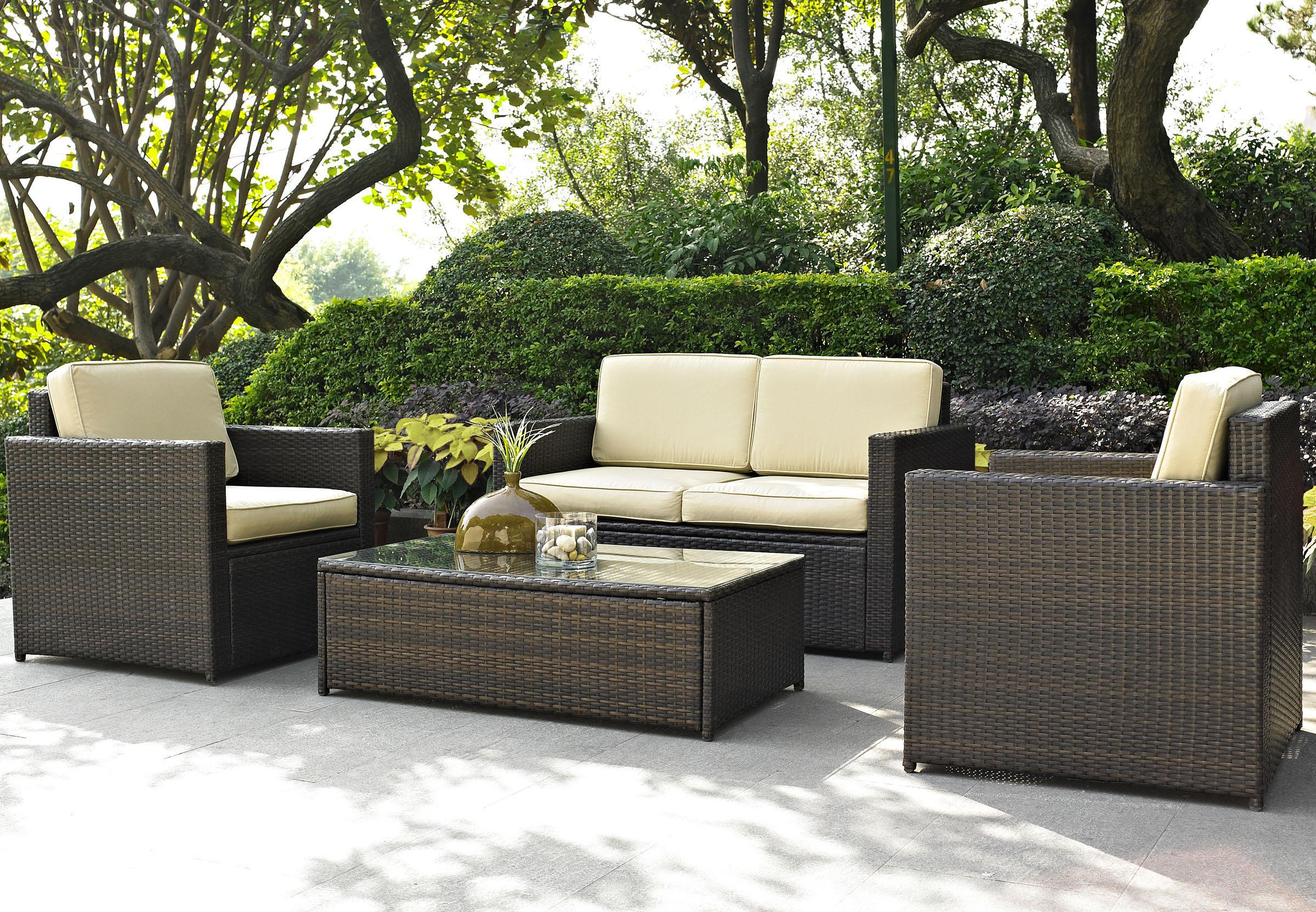 Modern Thick Patio Furniture Cushion Garden Chair Base Full throughout dimensions 2400 X 1664