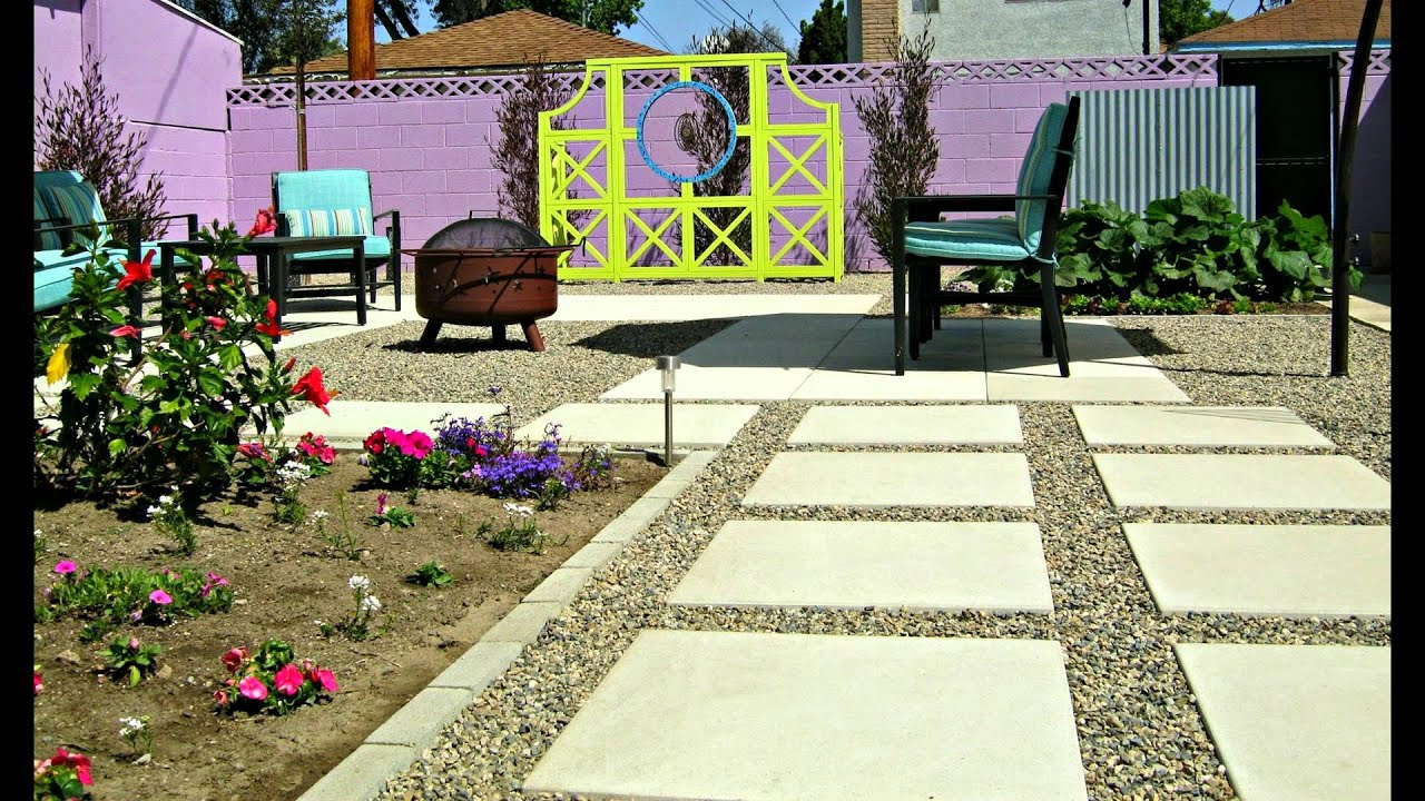 My Concrete Backyard Makeover Beautiful Patio Before And After Photos within sizing 1280 X 720