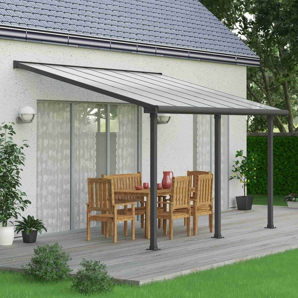 Olympia Patio Cover 3m Grey pertaining to dimensions 1000 X 1000