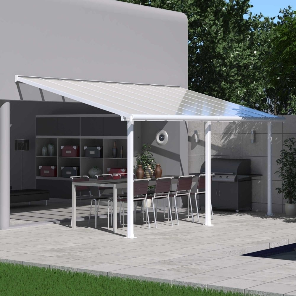 Olympia Patio Cover 3m White in dimensions 1000 X 1000