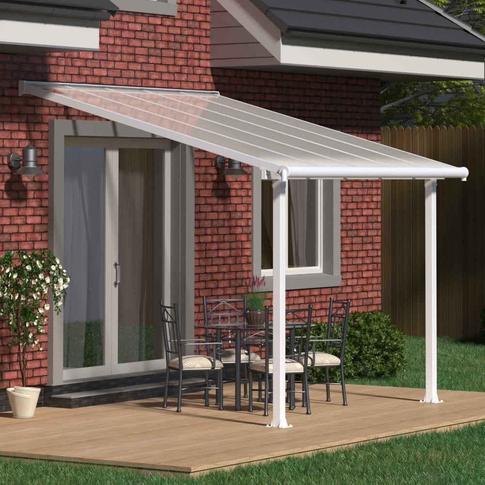 Olympia Patio Cover 3m White intended for sizing 1000 X 1000