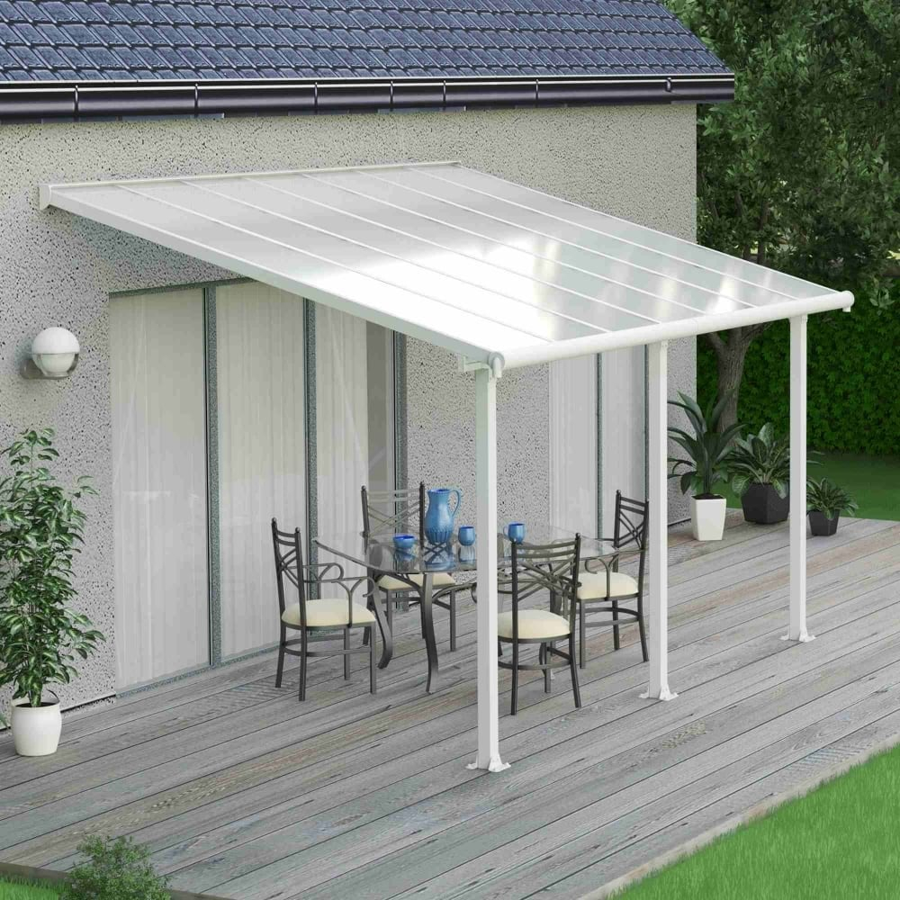 Olympia Patio Cover 3m White with regard to size 1000 X 1000