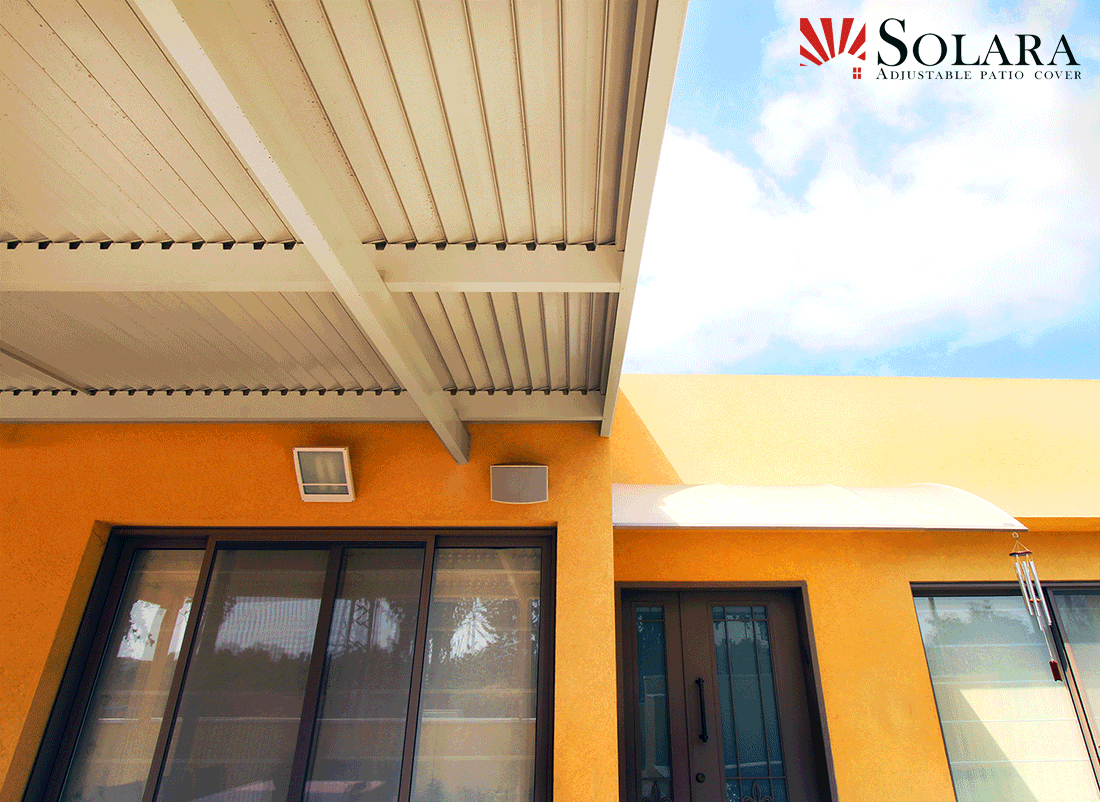 Open And Close Louvered Roof System Solara Patio Cover regarding measurements 1100 X 802