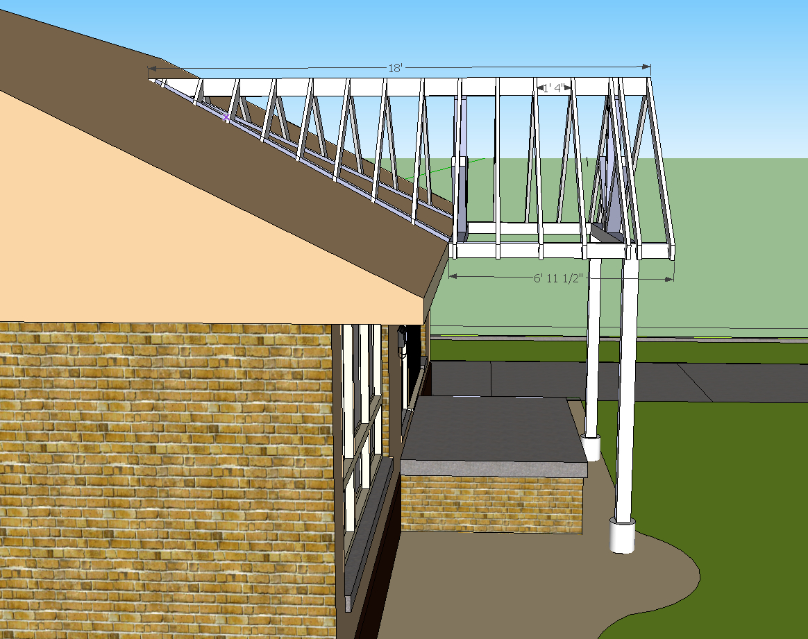 Open Gable Patio Cover Design Building A Gable End Porch in dimensions 1164 X 921