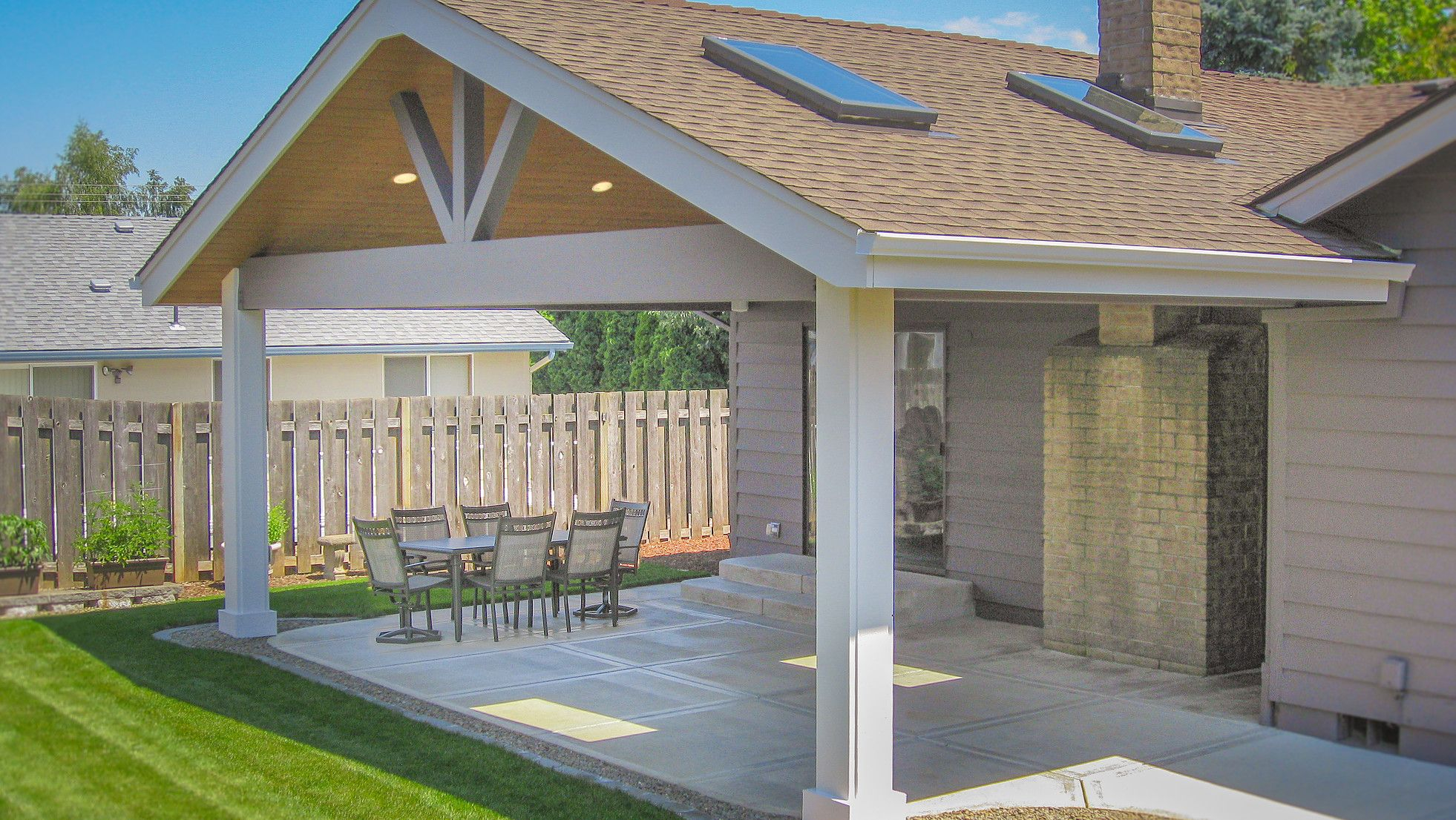 Open Gable Patio Cover Pergola Shade Pergola Patio in dimensions 1962 X 1106