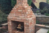 Our New Brick Outside Fireplace Updateoutdoorlivingspace throughout sizing 2448 X 3264