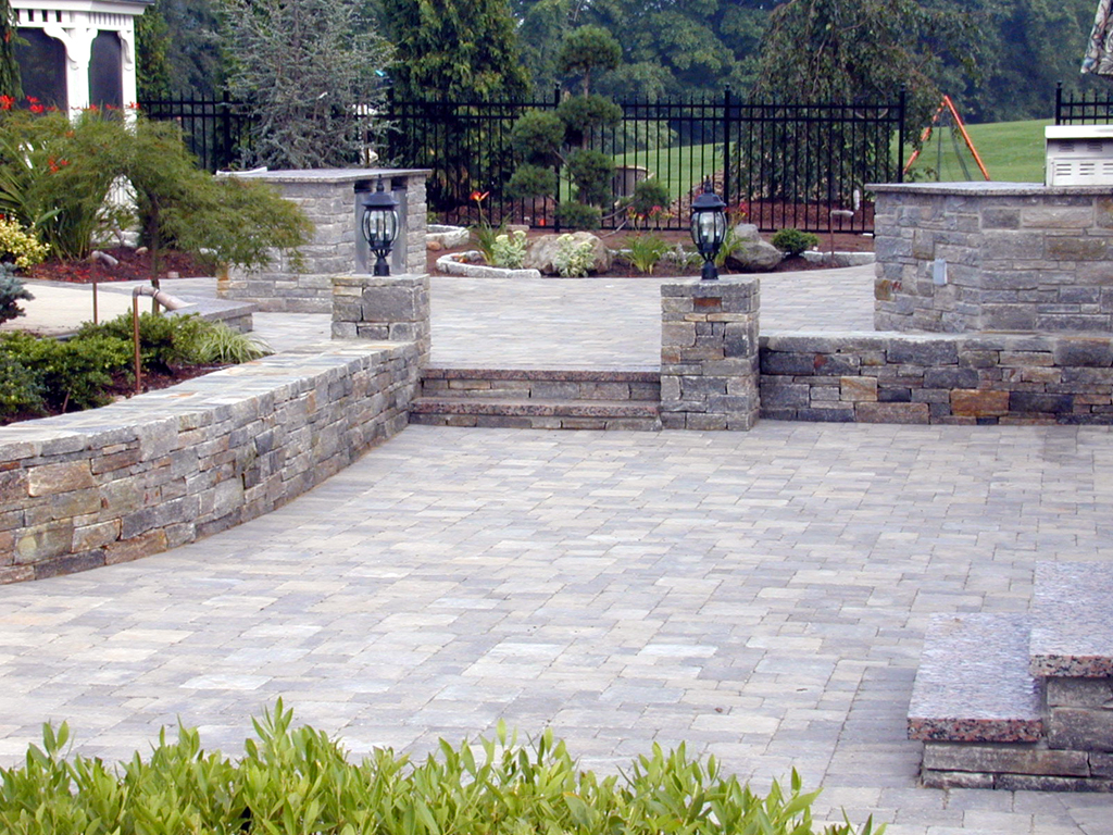 Outdoor Brick Paver Patio Designs Strangetowne Paver within dimensions 1024 X 768