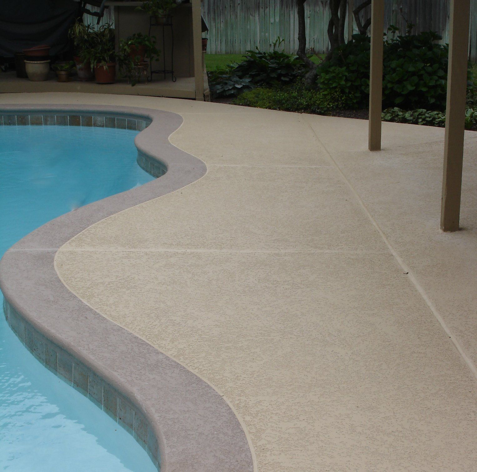 Outdoor Concrete Non Slippery Pool Area Decorative intended for dimensions 1527 X 1511