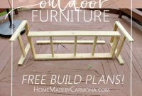 Outdoor Furniture Build Plans Crafts And Such Diy intended for sizing 700 X 1326