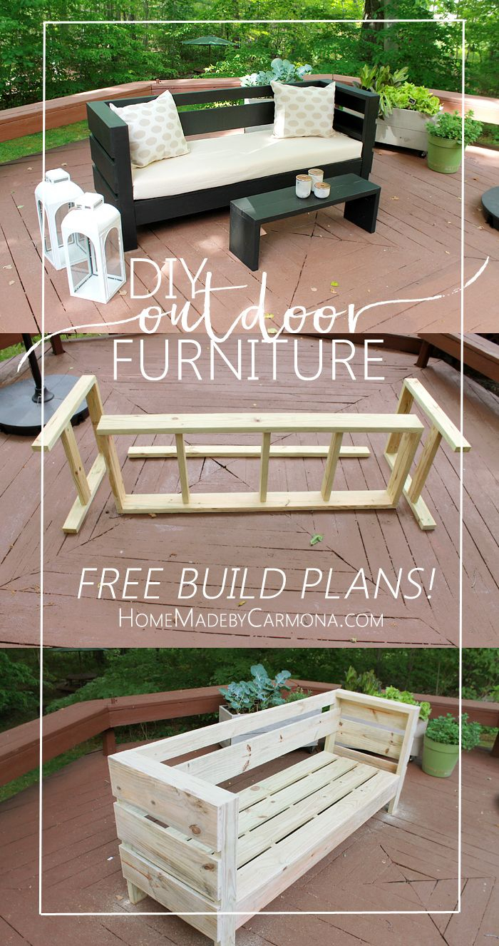 Outdoor Furniture Build Plans Crafts And Such Diy intended for sizing 700 X 1326