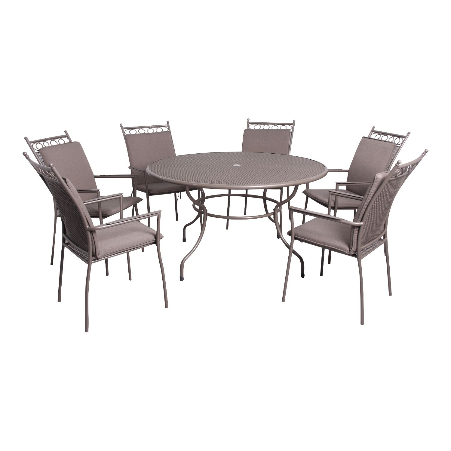 Outdoor Round Dining Sets Lg Outdoor Richmond 6 Seat Round inside proportions 1500 X 1500