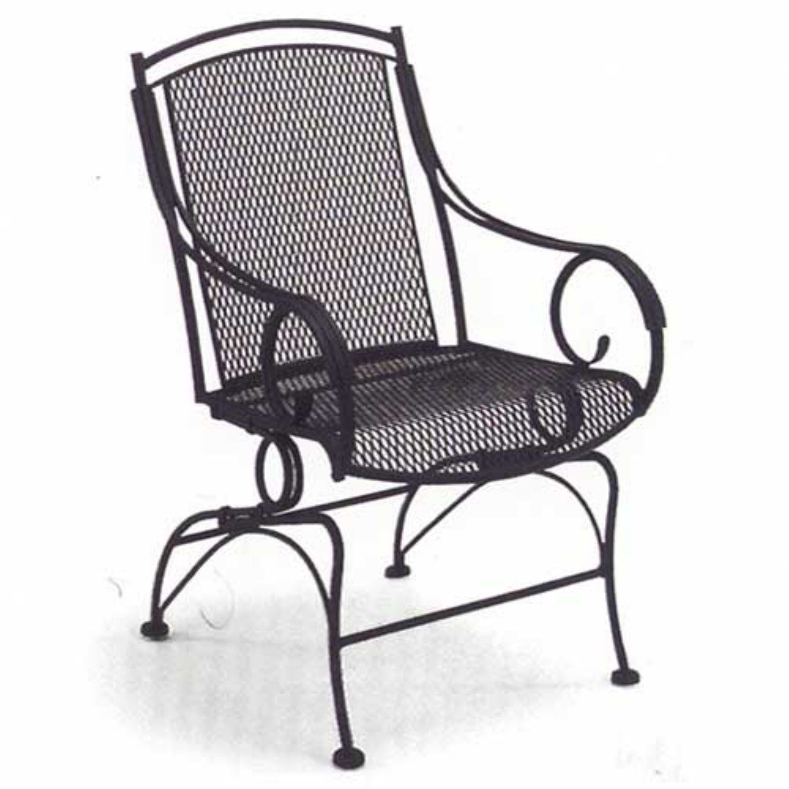 Outdoor Woodard Modesto Coil Spring Dining Chair Set Of 2 pertaining to measurements 1600 X 1600