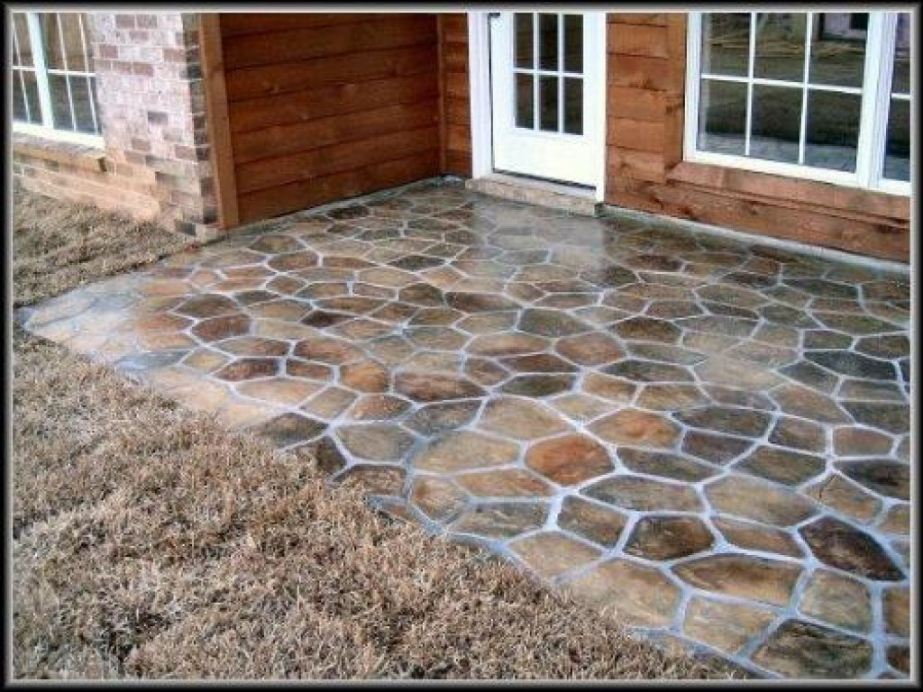 Outside Patio Flooring Diy Concrete Patio Ideas Concrete regarding sizing 1024 X 768