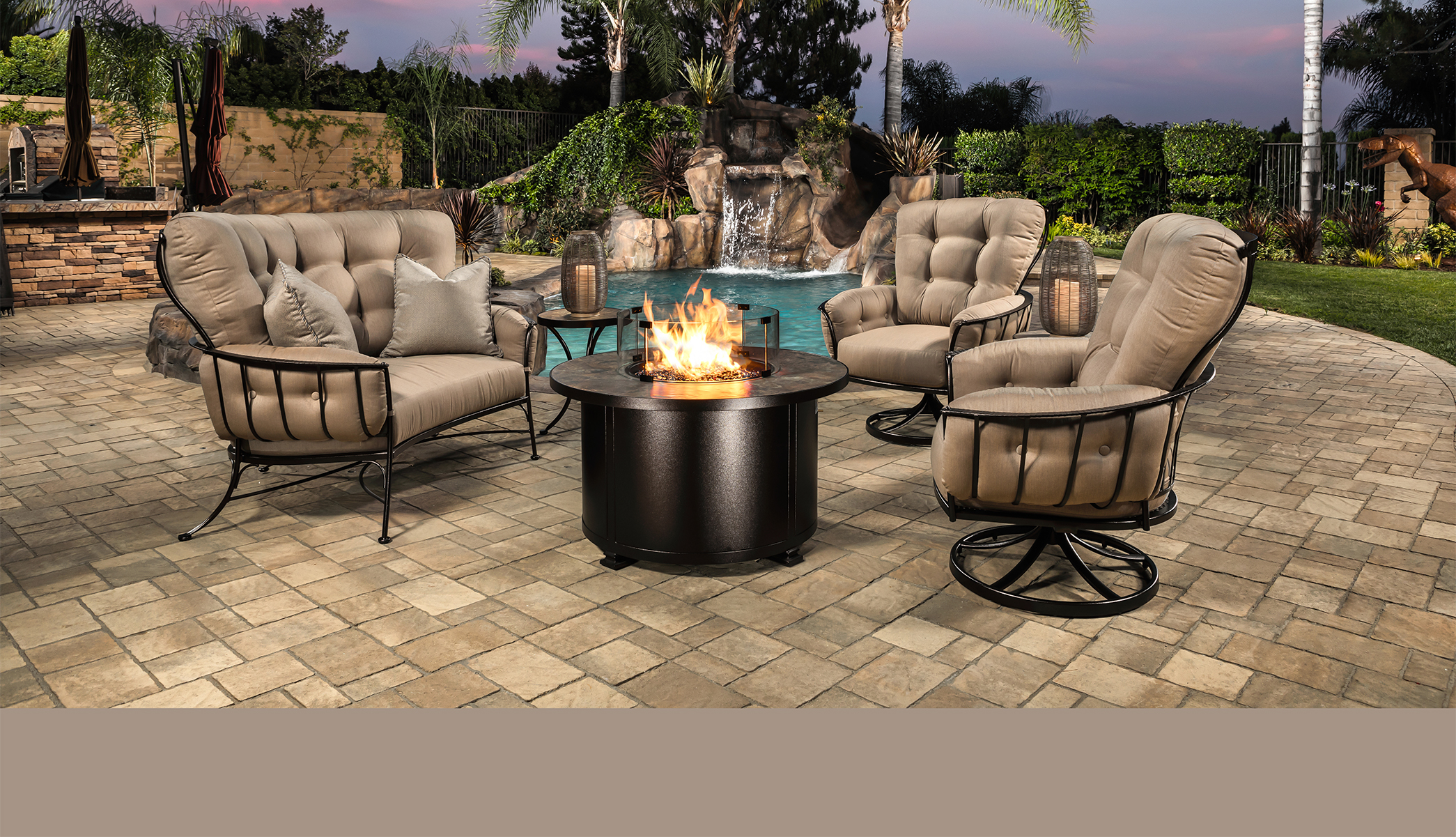 Ow Lee Luxurious Outdoor Casual Furniture Fire Pits regarding sizing 2090 X 1201