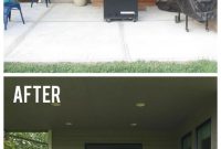 Painted Concrete Patio Makeover Dys Art Patio Makeover within measurements 650 X 1300