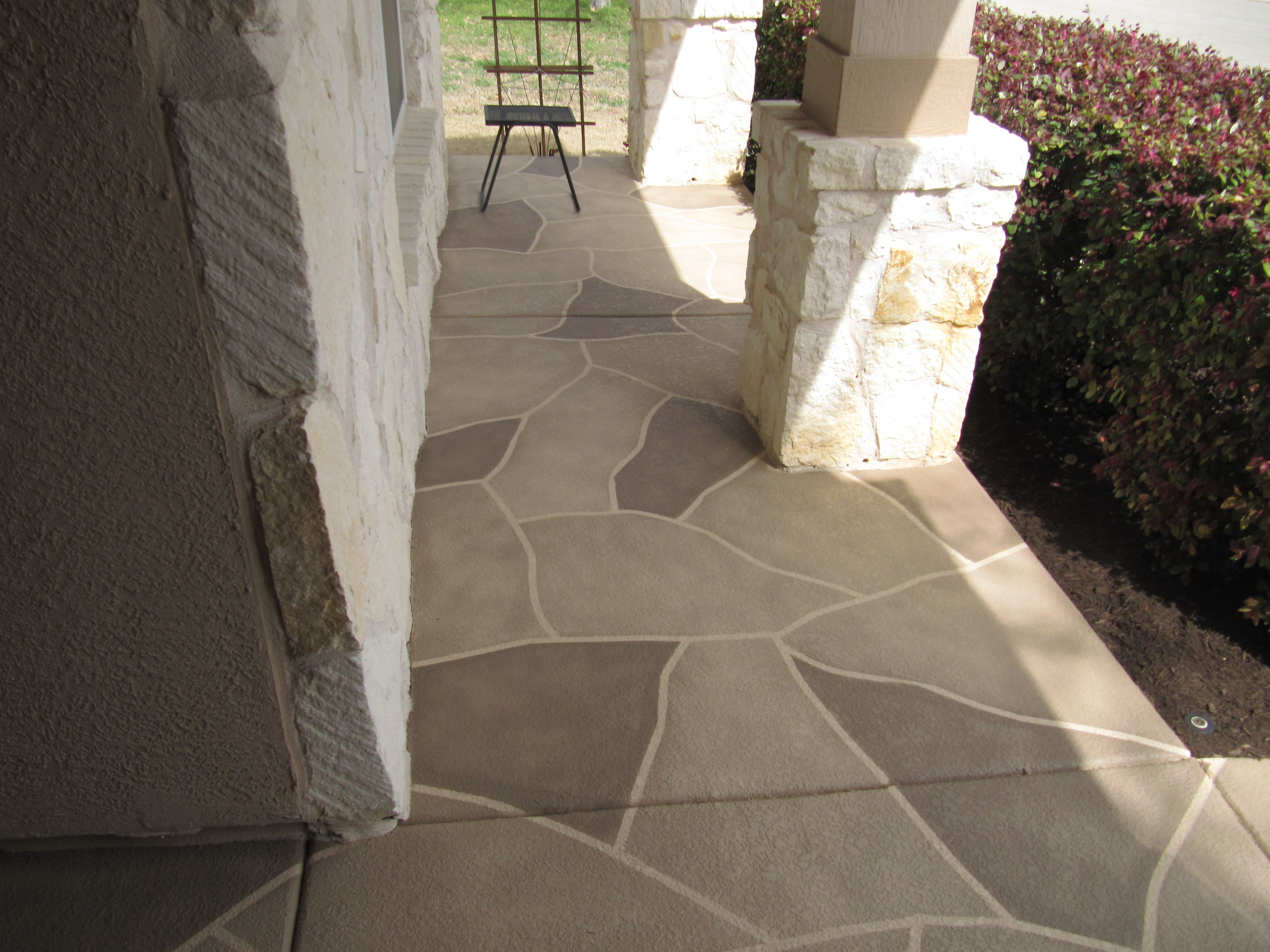 Painted Patio Stone Pattern Lasts A Lifetime And Is Stain with regard to size 4000 X 3000