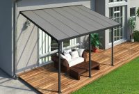 Palram Feria 10 Ft X 14 Ft Grey Patio Cover Awning Grays in measurements 1000 X 1000