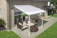 Palram Feria 10x10 Patio Cover White Patio Roof Rain for proportions 1200 X 899