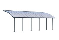 Palram Joya 10 Ft X 30 Ft Grey Patio Cover Awning In 2019 with regard to size 1000 X 1000