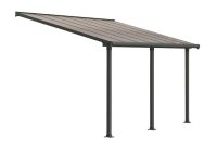 Palram Olympia 10 Ft X 14 Ft Greybronze Patio Cover inside measurements 1000 X 1000