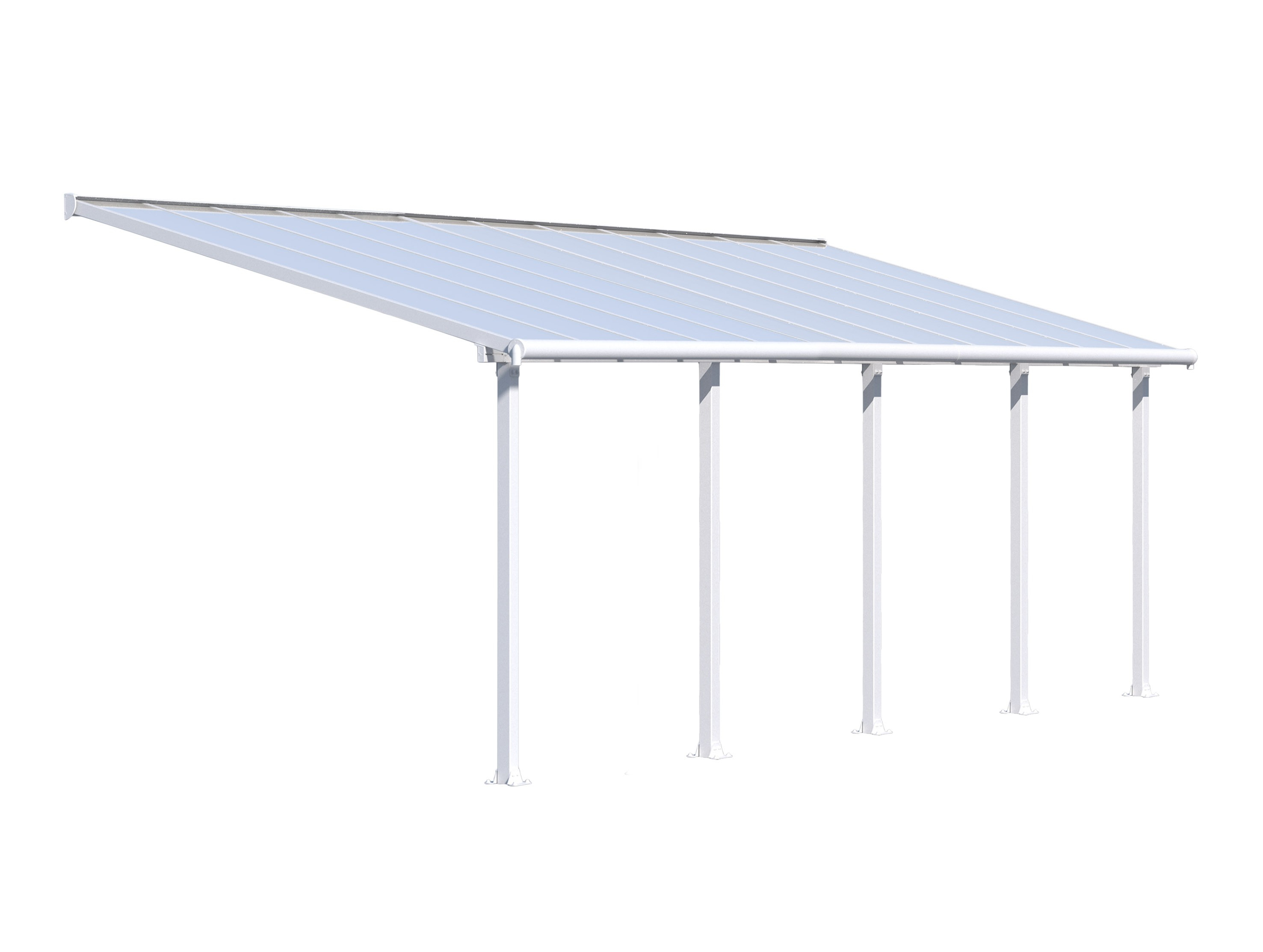 Palram Olympia Patio Cover 3 X 73m White Clear throughout size 2953 X 2226