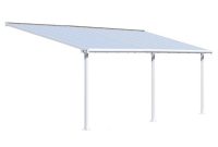 Palram Patio Cover Olympia 3x73 Wei Terrassenberdachung regarding proportions 1200 X 960